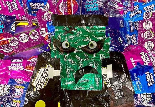 Frankenstein with Andes mints